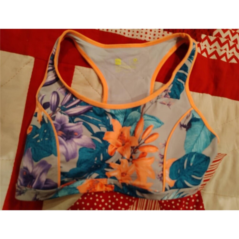 Hawaiian Print Sports Bra Xersion XXL
